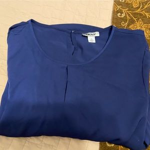 DKNY Blue Top XL